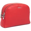 Segali Women´s leather crossbody handbag 12 Raudona