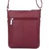 Segali Dámská kožená crossbody kabelka 7001 B bordo