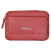 Segali Leather mini wallet-key ring 7483 A red