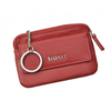 Segali Leather mini wallet-key ring 7483 A red