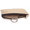 Segali Leather mini wallet-key ring 7289 golden shiny