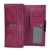 Segali Moteriška odinė piniginė 7066 fucsia
