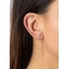 Sidabrinis earrings forget-me-not seeds light mėlynas with Brilliance Zirconia for women and children SILVEGOB70549SBDLB