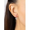 Sidabrinis earrings Snowflake SILVEGOB70566