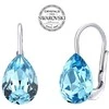 Sidabrinis earrings with mėlynas Swarovski ® Crystals SILVEGOVSW080E