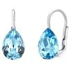Sidabrinis earrings with mėlynas Swarovski ® Crystals SILVEGOVSW080E