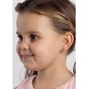 Sidabrinis Gėlių auskarai Grožis su Mėlyna Brilliance Zirconia SILVEGOB70449BDSLB