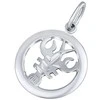 Sidabrinis pakabukas zodiako ženklas Vėžys - apvalus SILVEGOB10283S07