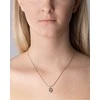 Sidabrinis pakabukas zodiako ženklas Ožiaragis - apvalus SILVEGOB10283S01