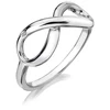 Sidabrinis Ring Hot Diamonds Infinity DR144