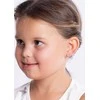 Sidabrinis auskarai su rožiniais cirkoniais Adina SILVEGOB70493BDSP