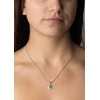 Silvego BRISA Sidabrinis Pendant with Swiss Mėlyna Topaz and Brilliance Zirconia JJJ1141PTS