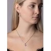 Silvego BRISA Sterling Sidabrinis auskarai su tikru Larimar ir Brilliance Zirconia JJJ1141ELR