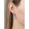 Silvego Clarissa Sterling Sidabrinis auskarai su tikru Larimar ir Brilliance Zirconia JJJ1267ELR