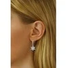 Silvego Elegant Sidabrinis Earrings Snowflake JJJE0811sw