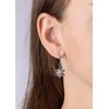Silvego Elegant Sidabrinis Earrings Snowflake JJJE0811sw