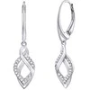 Silvego Elegant sidabrinis auskarai su cirkoniais Eria FW9671E