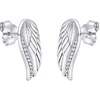 Silvego Glittering sidabrinis auskarai Angel sparnai su cirkoniais Lasha FW10187E
