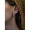 Silvego JJJE766SA Sidabrinis Sapphire Set (Earrings, Pendant)