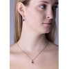 Silvego JJJE766SA Sidabrinis Sapphire Set (Earrings, Pendant)