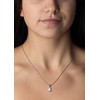 Silvego Sidabrinis Clarissa pakabukas su Baltas Opal ir Brilliance Zirconia JJJ1267PW
