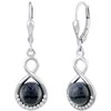 Silvego Sidabrinis earrings with mėlynas sunstone JST14710EBG