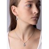 Silvego Sidabrinis pendant Snowflake with Swarovski zircons JJJP0811