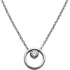 Skagen Moteriškas plieno karoliai su krištolu SKJ0833040