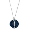Skagen Originalus karoliai iš plieno su stikliniu pakabuku Sea Glass SKJ1809040
