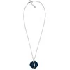 Skagen Originalus karoliai iš plieno su stikliniu pakabuku Sea Glass SKJ1809040