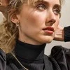 Skagen Stilingi paauksuoti žiediniai auskarai „Merete“ SKJ1858710