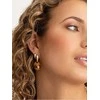 Sparkling EAGEM09-MO oval tiger eye earring pendants