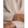 Sparkling Elegantiška apyrankė iš baroko perlų SBG-PEARL-ADD-4MM