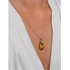 Sparkling Oval tiger eye pendant PENGEM09-MO