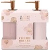 The Luxury Bathing Intensive Hand Care Gift Set Creme Brulee, Oranžinis Blossom &amp; Vanilla 2 pcs