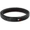 Tommy Hilfiger Pintinė odinė apyrankė su plienine sagtimi 2790662