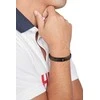 Tommy Hilfiger Brown leather bracelet with steel clasp 2790661