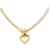 Tommy Hilfiger Charming double pakabukas with heart pendant Toggle Heart 2780968