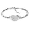 Tommy Hilfiger Žavi plieninė apyrankė su širdele Bold Heart 2780928