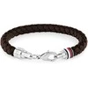 Tommy Hilfiger elegantiška vyriška ruda odinė apyrankė Tyson 2790546