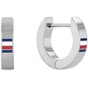 Tommy Hilfiger Madingi žiediniai auskarai su trispalve 2790380