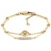 Tommy Hilfiger Fashionable auksinis-plated double bracelet with crystals 2781000