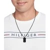Tommy Hilfiger Juodas vyriškas karoliai su kariniu ženkleliu Jameson 2790629