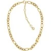 Tommy Hilfiger Masyvūs karoliai iš paauksuoto plieno Contrast Link Grandinė 2780784