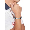 Tommy Hilfiger Mėlyna odinė apyrankė su plienine sagtimi 2790660