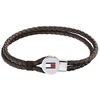 Tommy Hilfiger Moderni rudos spalvos odinė apyrankė 2790655