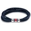 Tommy Hilfiger Multi Layer Dark Mėlyna Leather Bracelet 2790427