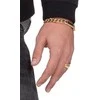 Tommy Hilfiger Nadčasový pozlacený náramek s onyxem 2790539