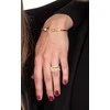 Tommy Hilfiger Pevný ocelový náramek s krystaly 2780570