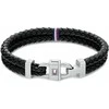 Tommy Hilfiger Stilinga odinė apyrankė su plieno apdaila 2790361